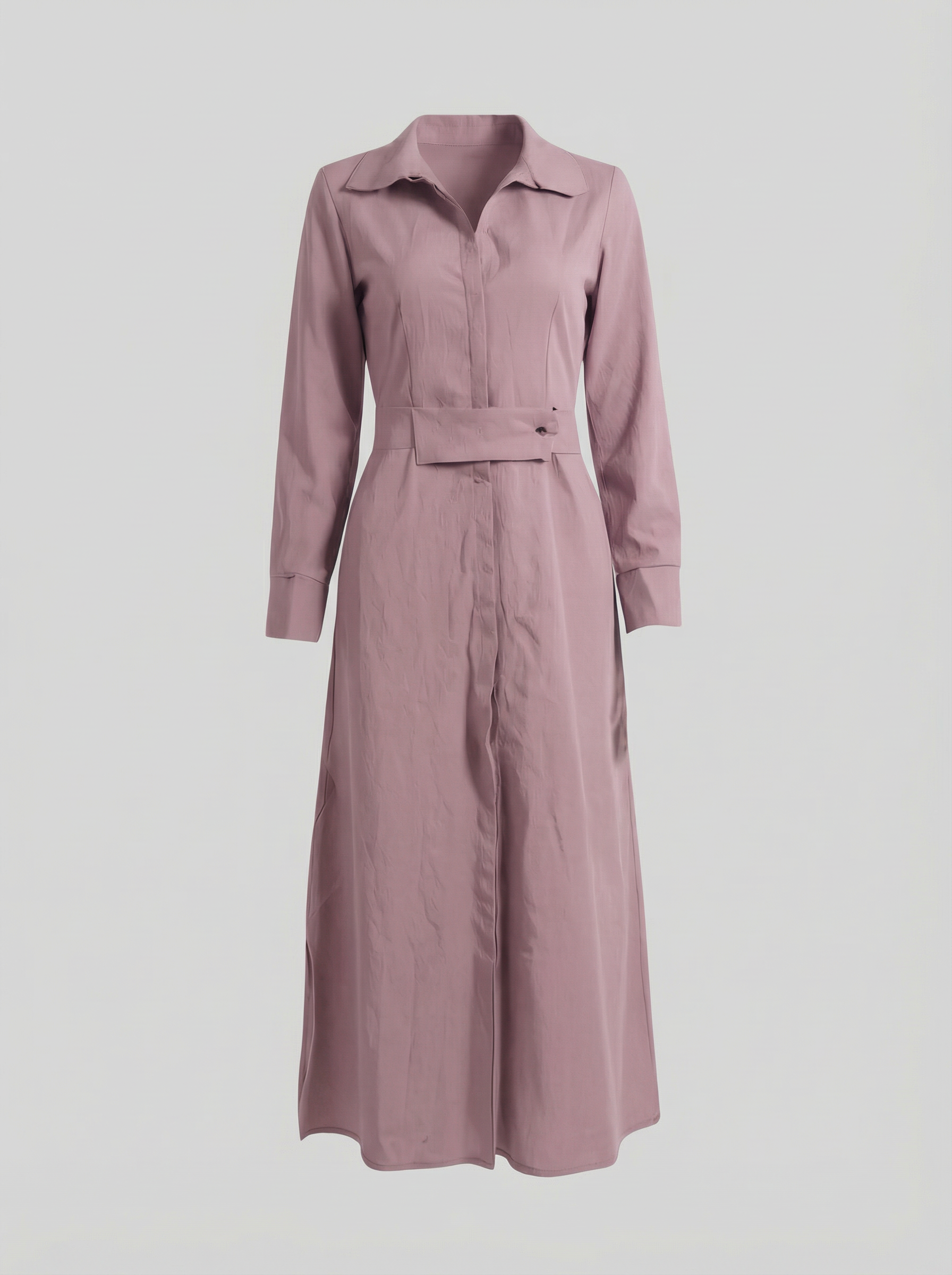 Maggie | Kvinders Elegant Maxi Kjole - Støvet lyserød - Kvinders Kjoler - {{ product_tags }
