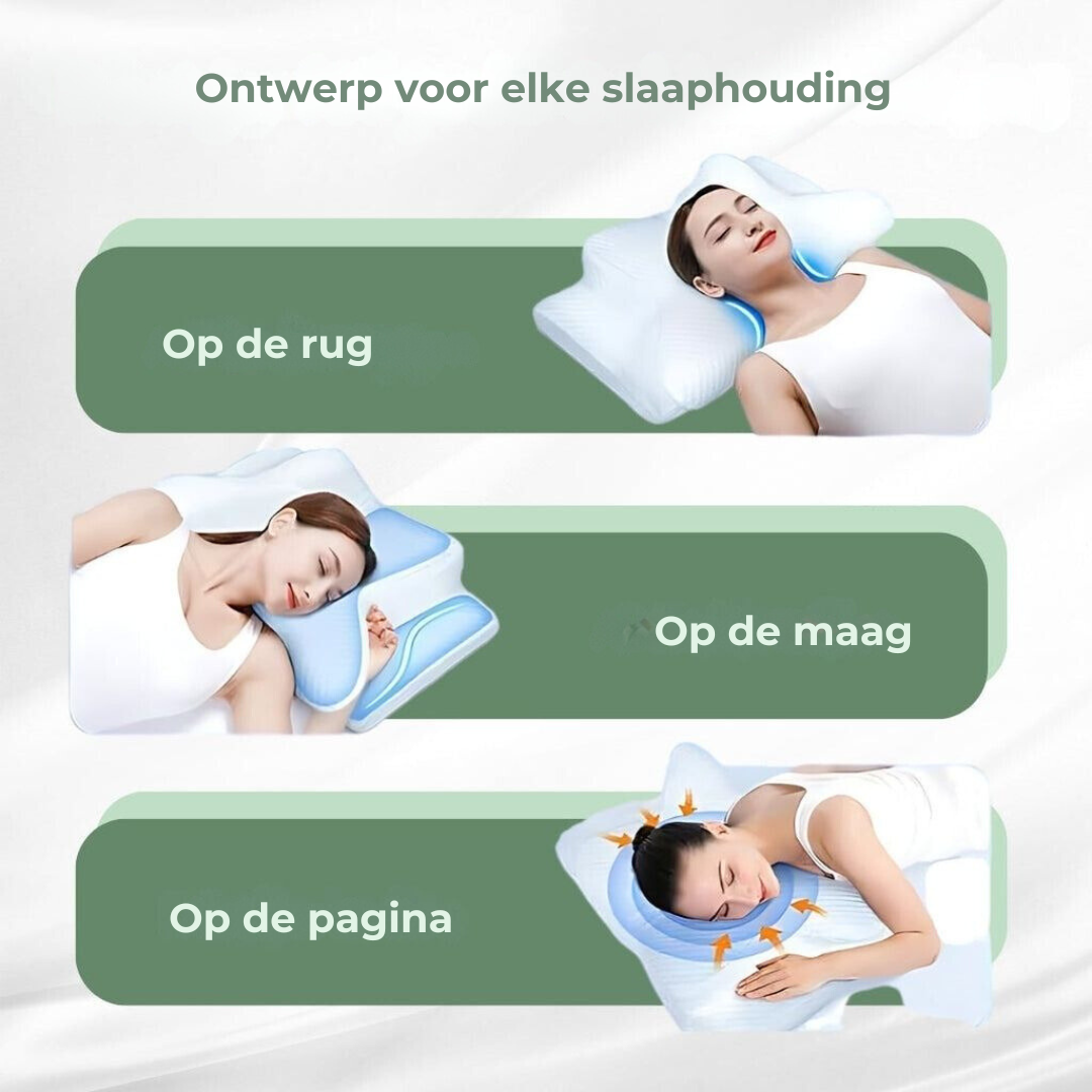 DreamAlign Ortopædisk Konturpude - Nakke- & Skulderstøtte - - Home Decor - {{ product_tags }