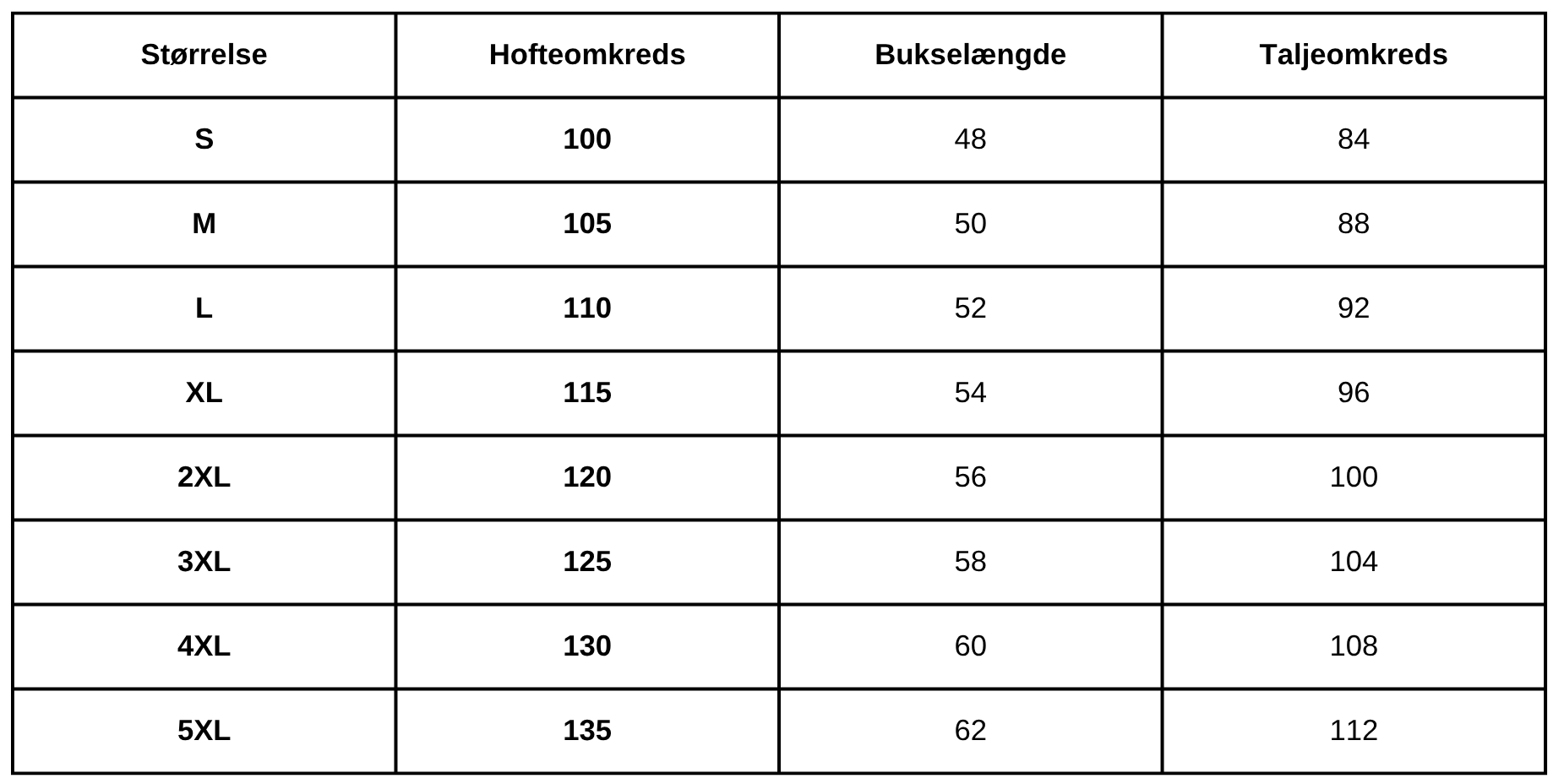 Size Guide