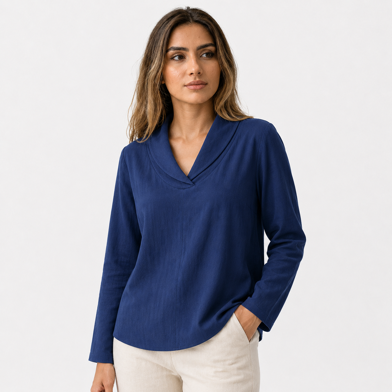 Evelyn | Elegant Breezy Summer Blouse