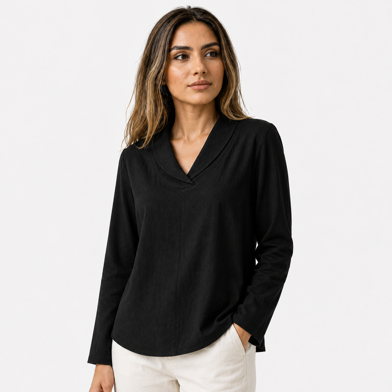 Evelyn | Elegant Breezy Summer Blouse
