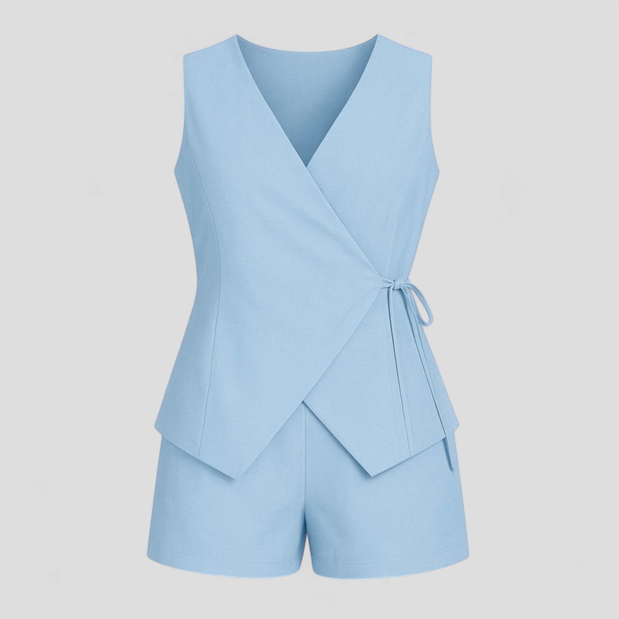 Aleece | Elegant Buksedragt til Kvinder - Pastelblå - Jumpsuits - {{ product_tags }