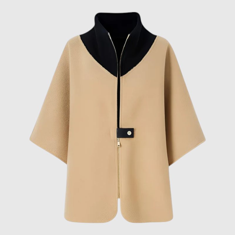 Elena | Dame Elegant Lang Frakke - Camel - Frakker & Jakker - {{ product_tags }