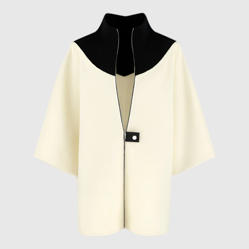 Elena | Dame Elegant Lang Frakke - Hvid - Frakker & Jakker - {{ product_tags }