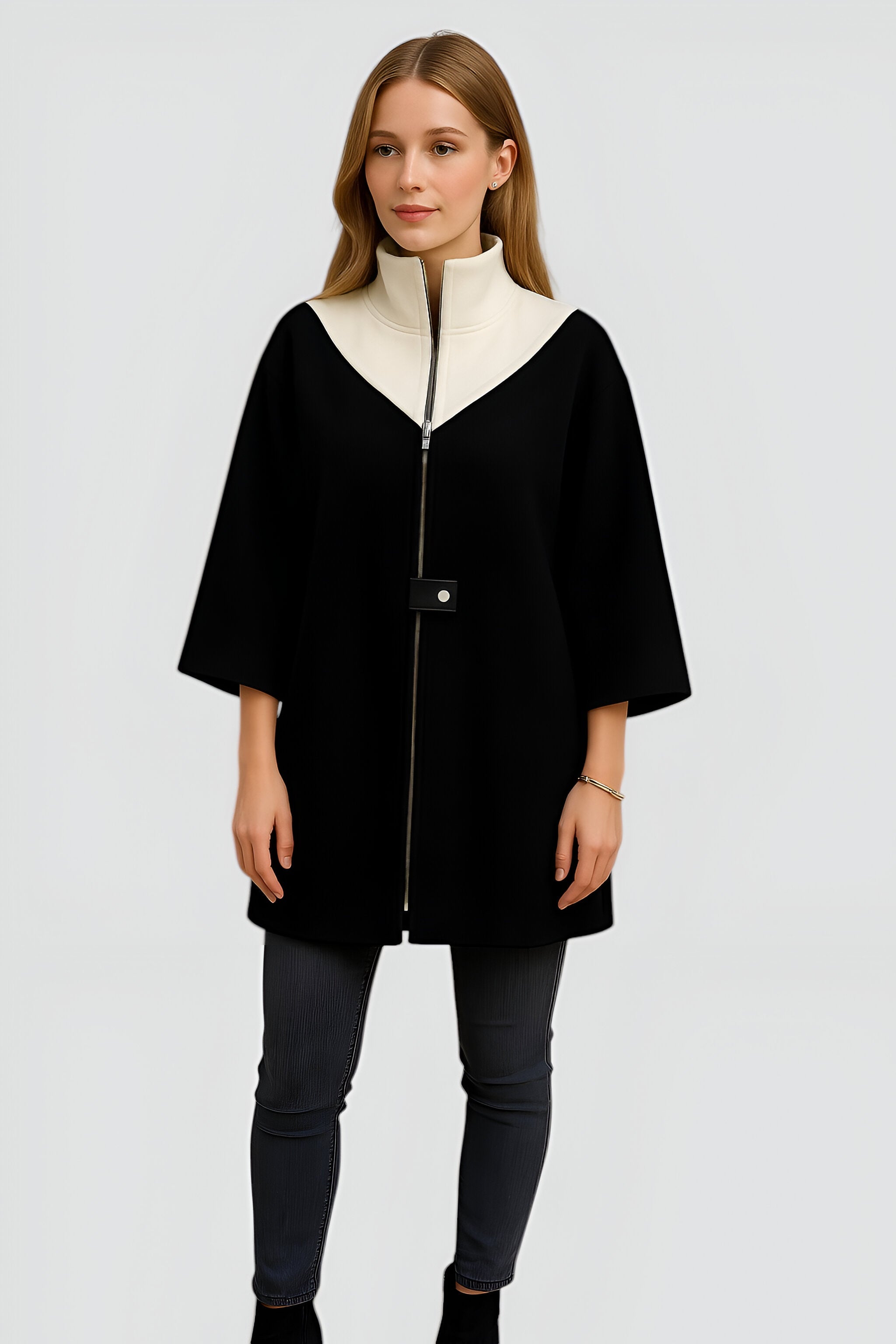 Elena | Dame Elegant Lang Frakke - - Frakker & Jakker - {{ product_tags }