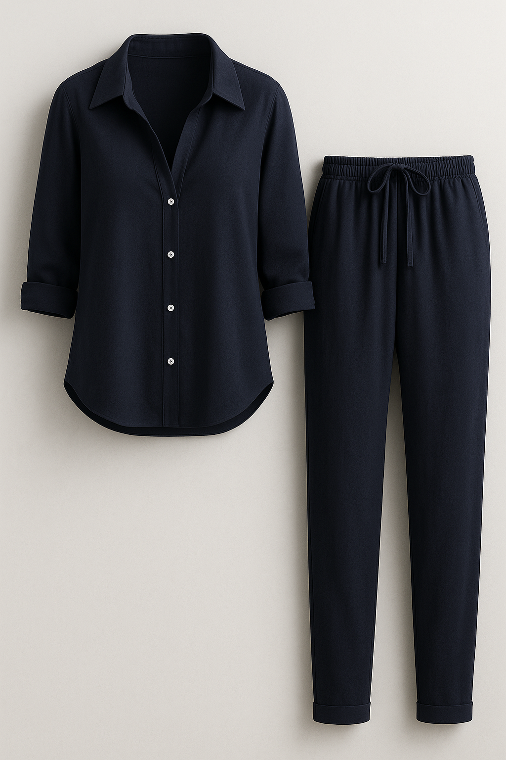 Beth | Elegant Sommersæt i Linned og Bomuld - - Sætter - {{ product_tags }