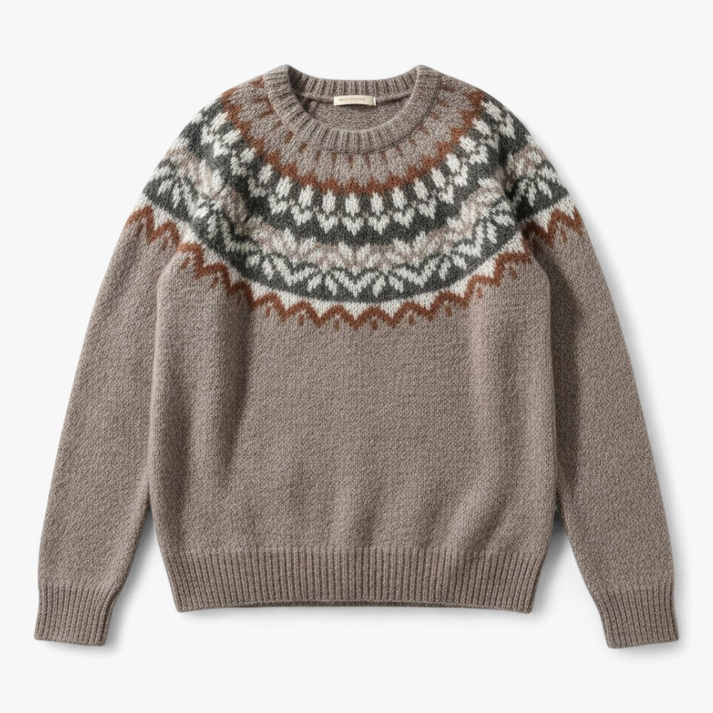 Ellen | Striktrøje til Damer – Varm og Alsidig - Mørkegrøn - Sweaters - {{ product_tags }