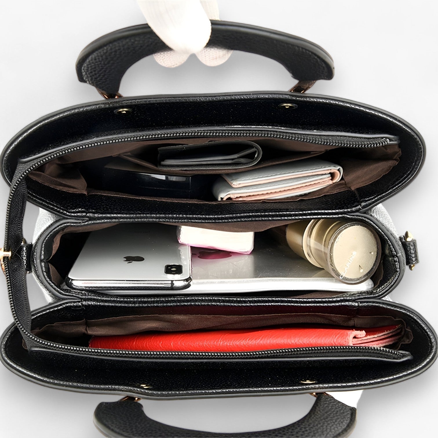 Elvira Luksus Lædertaske med Alsidigt Design - - Bags - {{ product_tags }