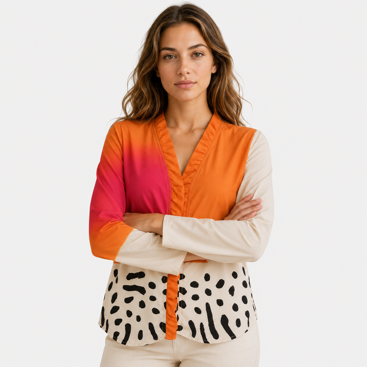 Emma | Elegante luftige Sommerbluse
