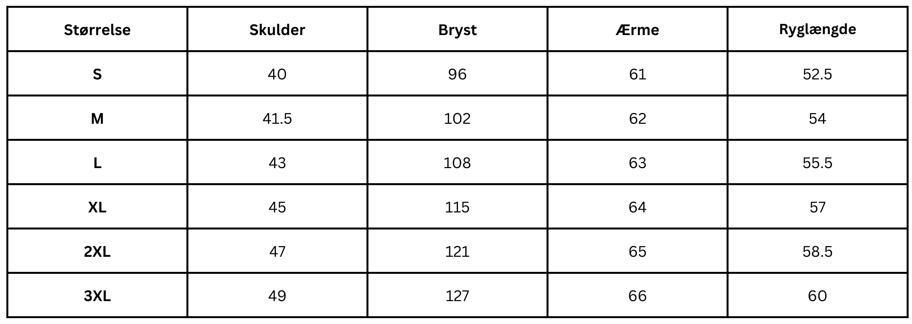 Size Guide