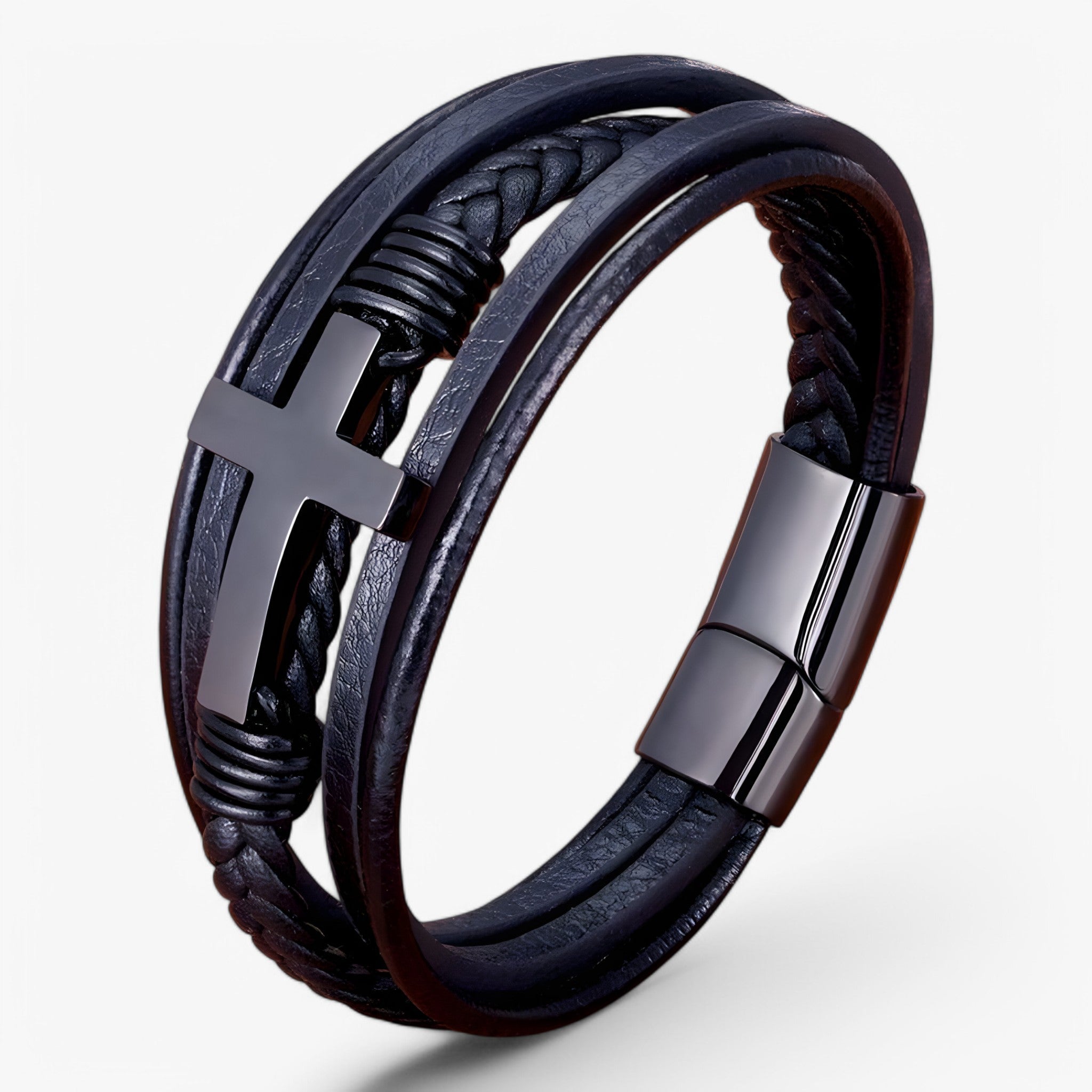 Armbånd af stålstyrke - Sort - watches - {{ product_tags }