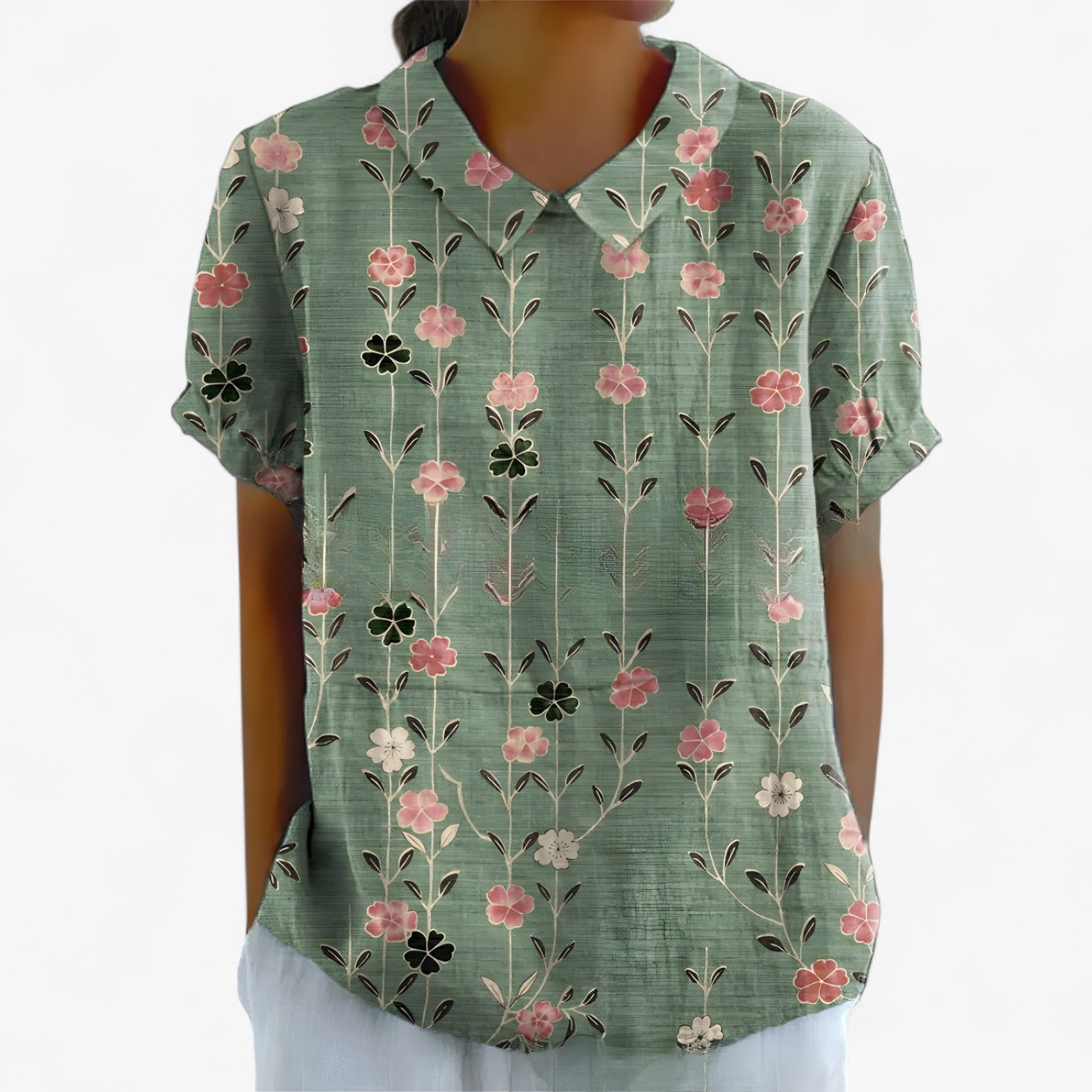 Sarah | Trykt Skjorte - - women's fashion - {{ product_tags }