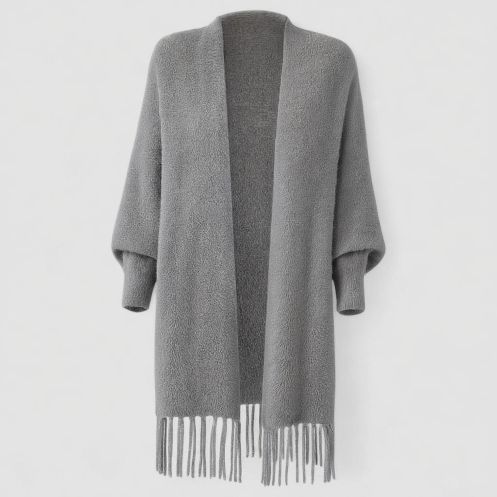 Abia | Elegant Minimalistisk Jakke - Grå - Kvinders Jakker - {{ product_tags }