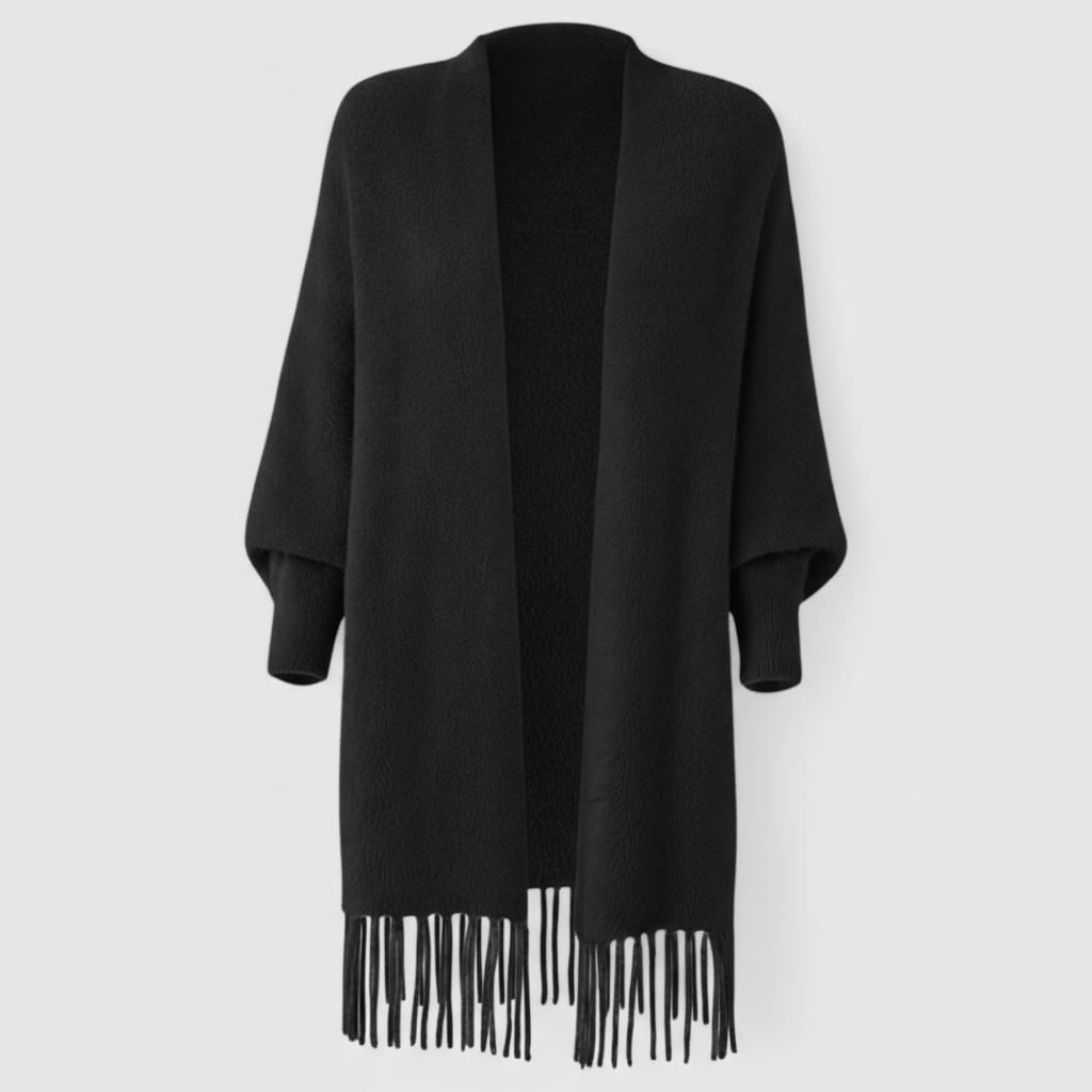 Abia | Elegant Minimalistisk Jakke - Sort - Kvinders Jakker - {{ product_tags }