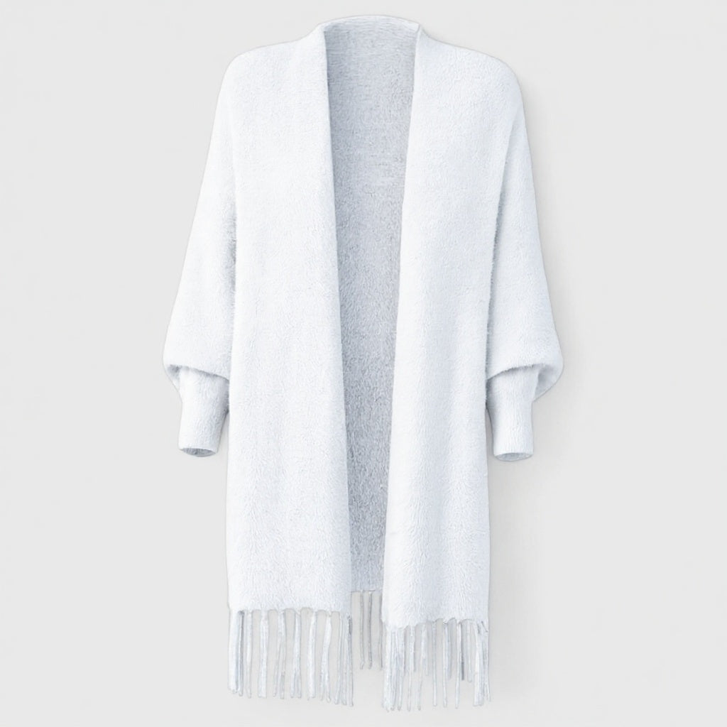 Abia | Elegant Minimalistisk Jakke - Hvid - Kvinders Jakker - {{ product_tags }