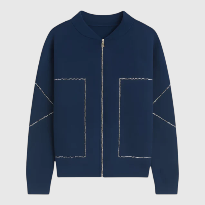 Clara | Let og Elegant Jakke - Blå - Kvinders jakker - {{ product_tags }