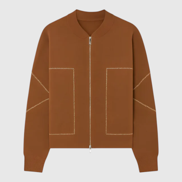 Clara | Let og Elegant Jakke - Brun - Kvinders jakker - {{ product_tags }