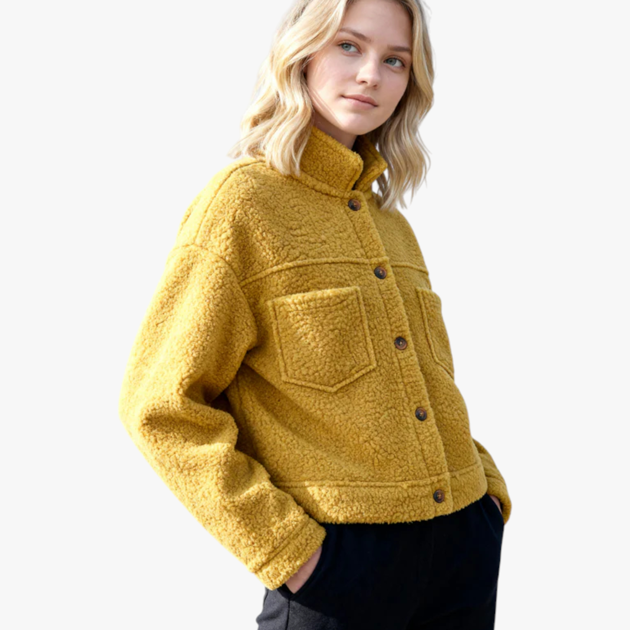 Jasmine | Stilig Kort Uldjakke - - women's fashion - {{ product_tags }