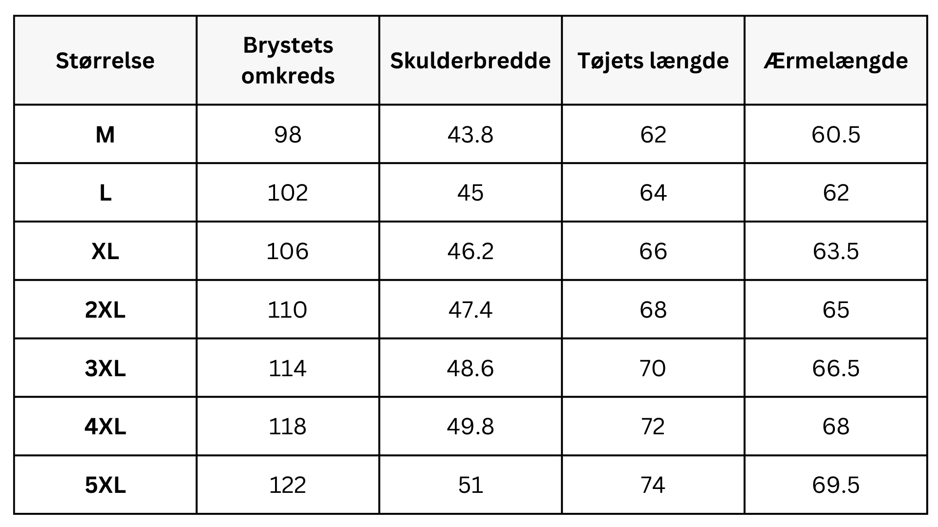 Size Guide