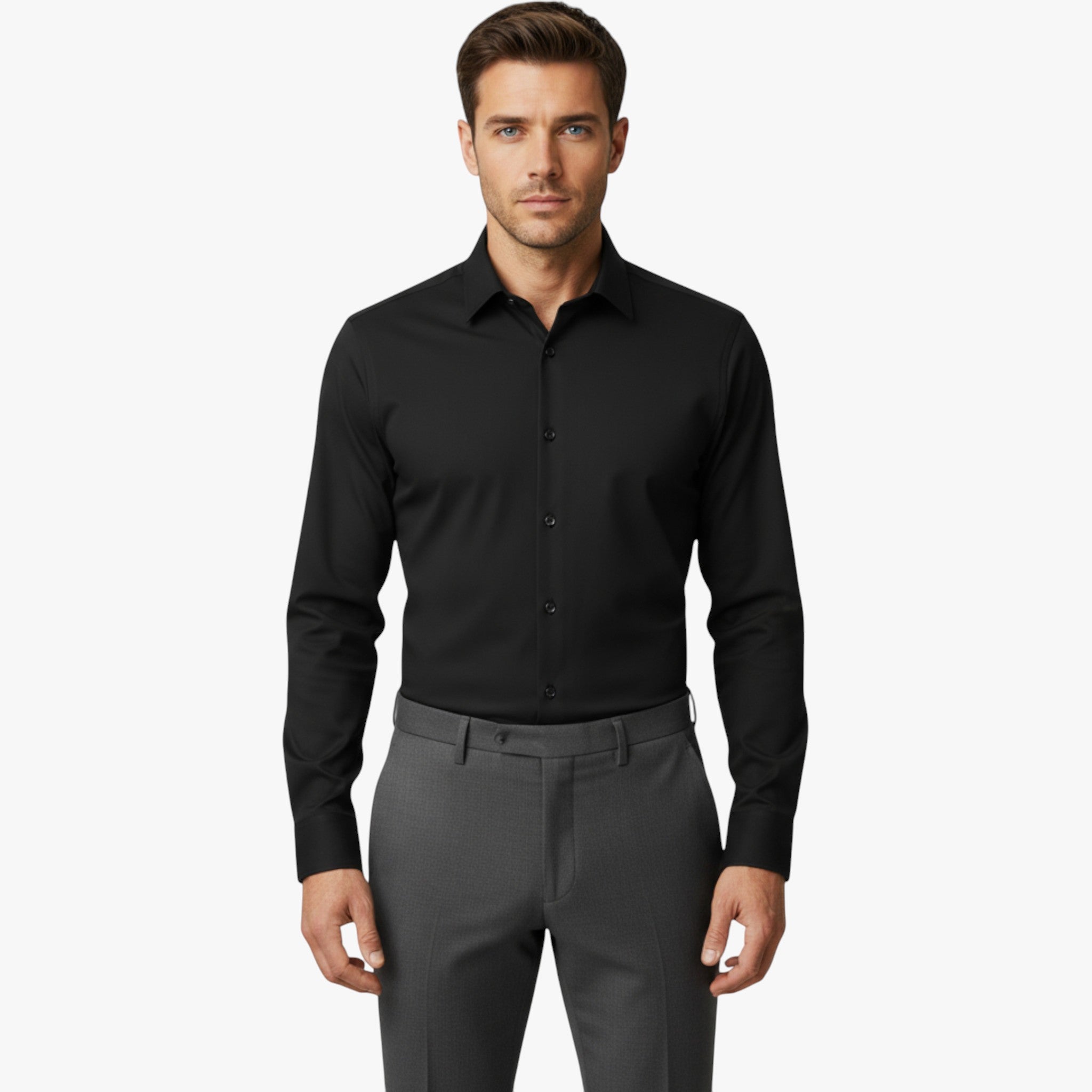 Thomas | Herre Skjorter Flexibel Kontortrøje med Professionelt Look - - Skjorter - {{ product_tags }