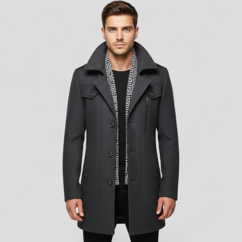 King | Mittellanger Wollmantel - - women's fashion - {{ product_tags }