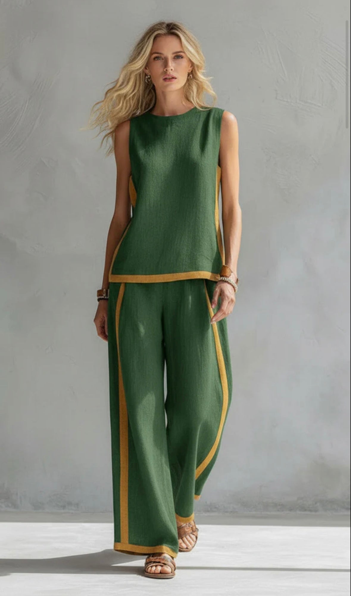 Shania™ Casual-Chic todelt sæt