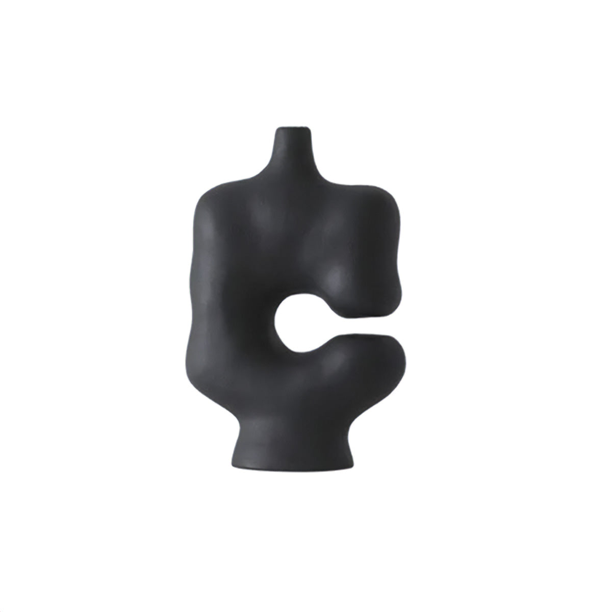Gala Keramikvase | Elegante indretningsaccessories - Pære Sort - house & garden - {{ product_tags }