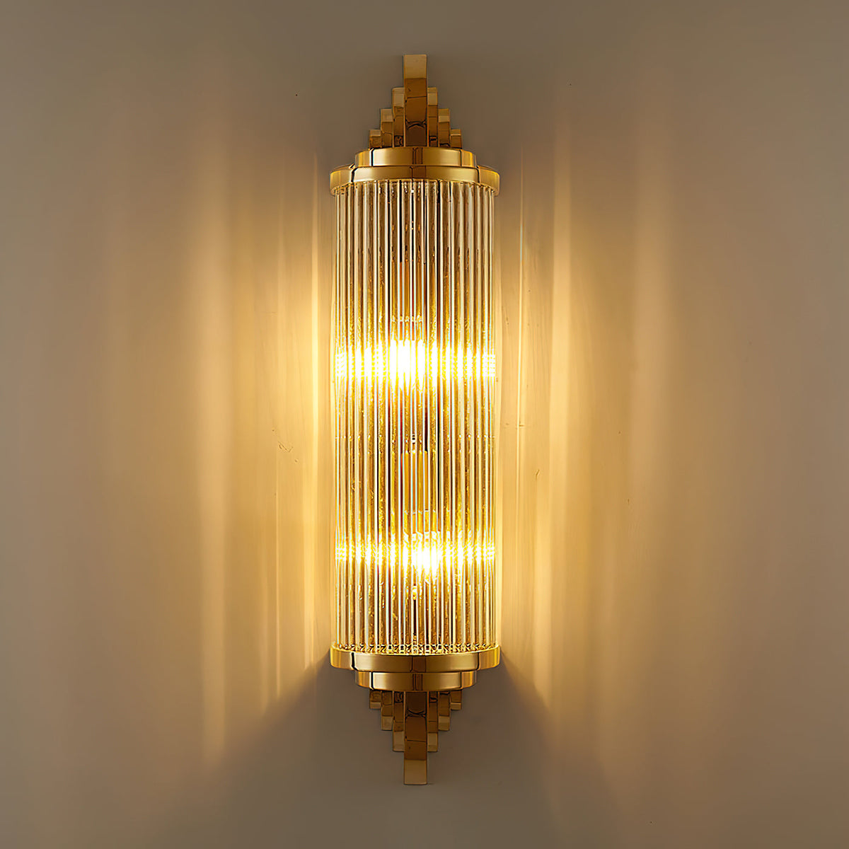 Gatsby Væglampe - Art Deco Elegance i Guld - - Wandlampe - {{ product_tags }