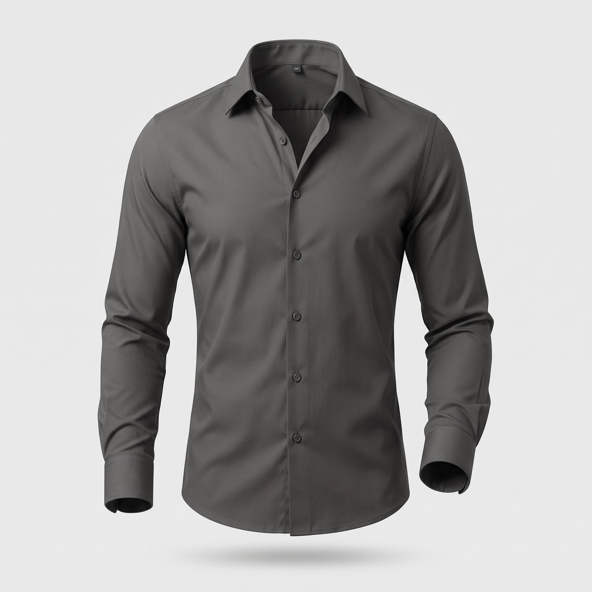 Herreskjorte i slim fit - Uformel skjorte med knapper