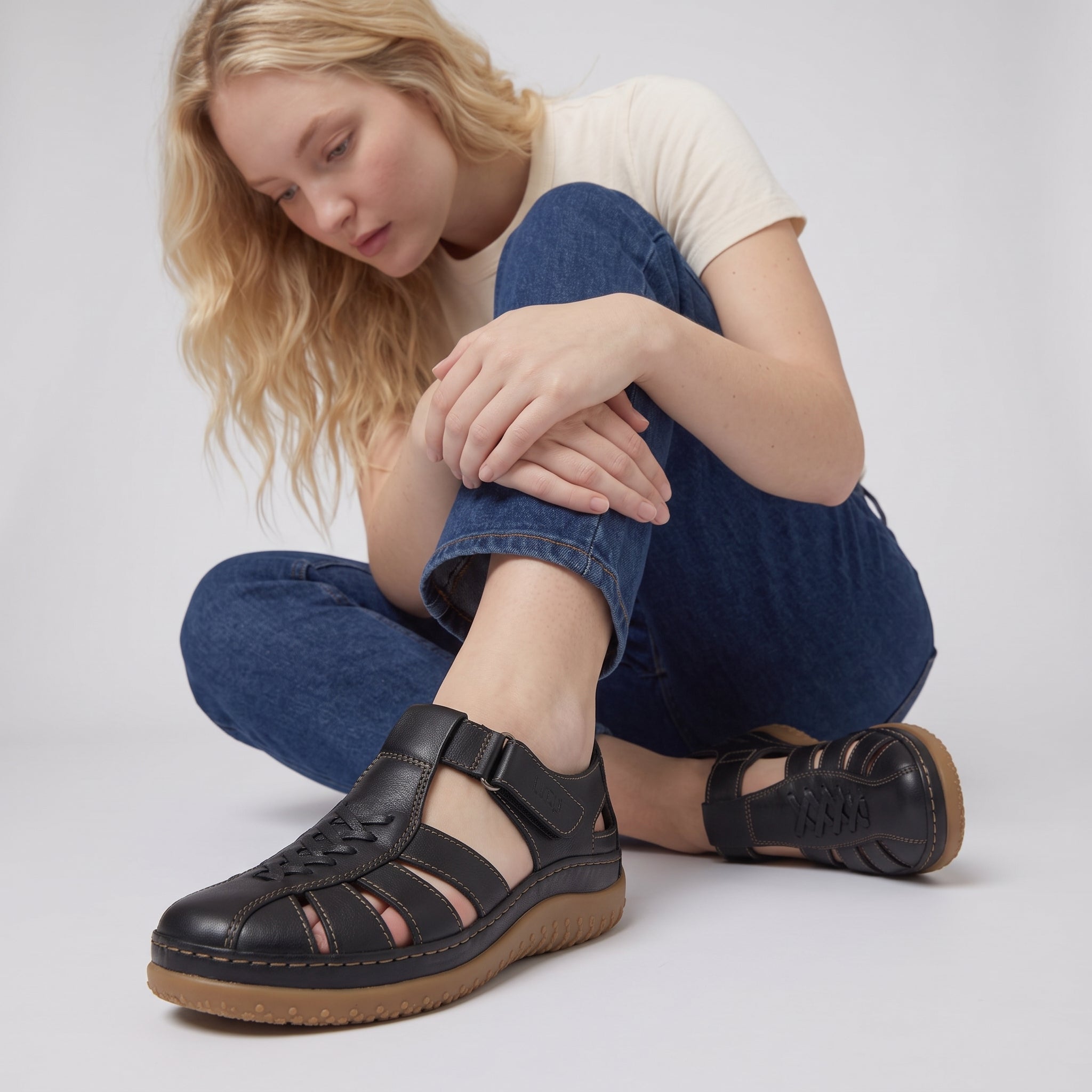 Damesandaler - Ortopædiske, skridsikre og komfortable - - image_ai - {{ product_tags }