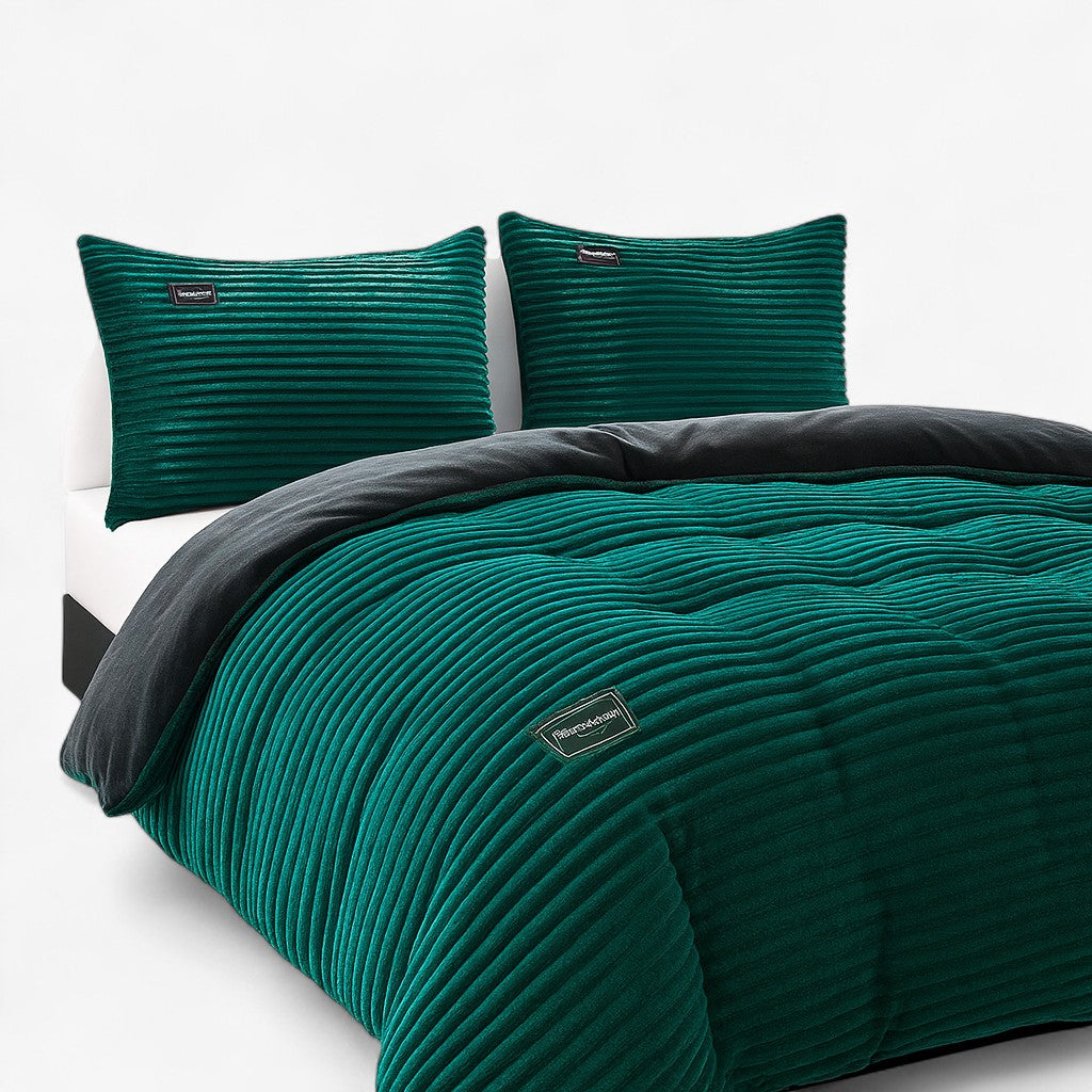 Guiseppe | Vinter Dyne med Elegant Design - Grøn - Dyner & Duvetter - {{ product_tags }