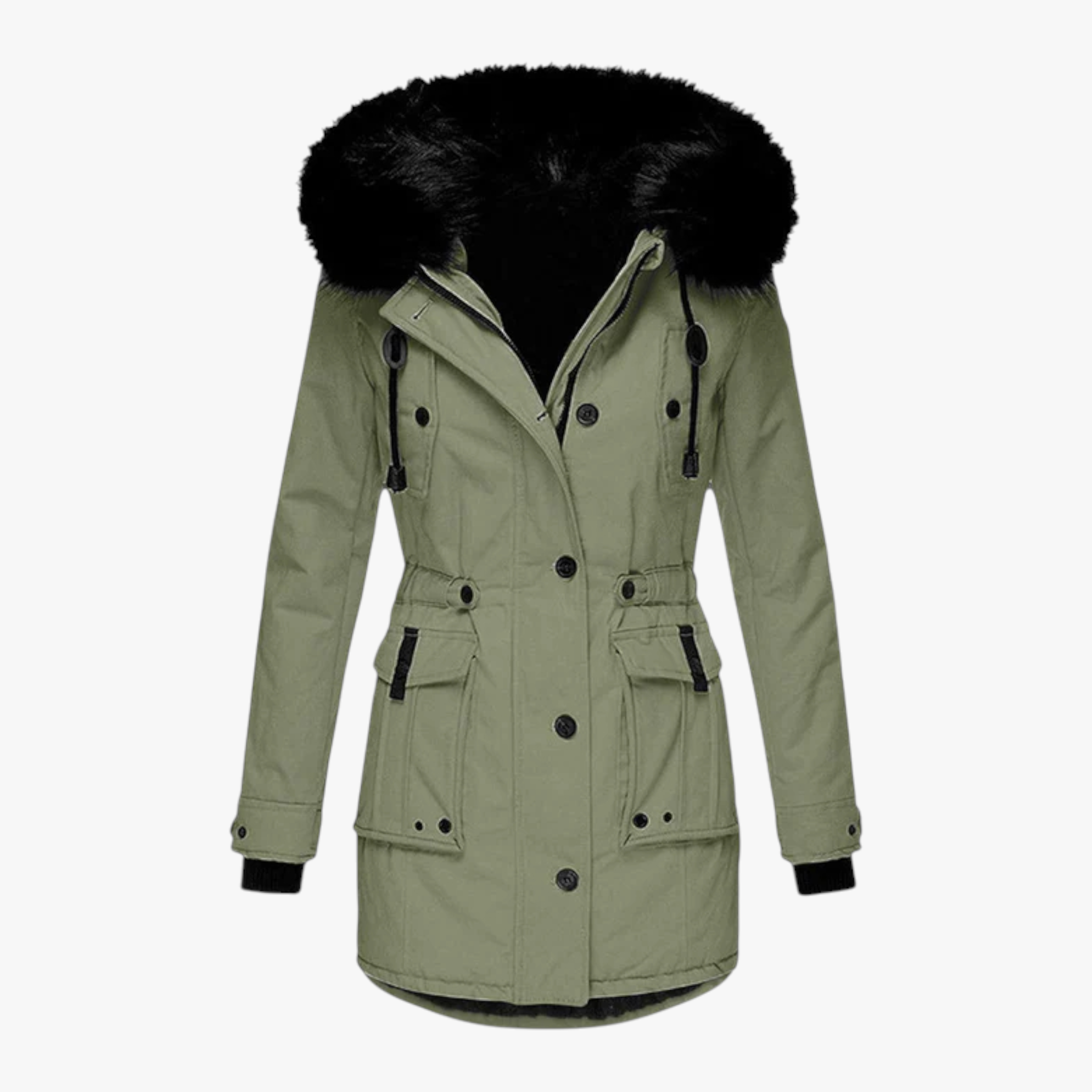 Emma | Vinterjakke - Elegant beskyttelse mod kulde - Grøn - winter - {{ product_tags }
