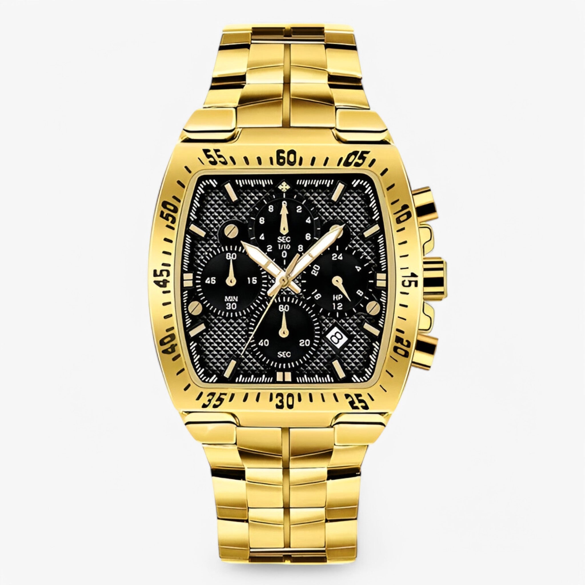 Bruno | Luksus militærur - sort guld - watches - {{ product_tags }