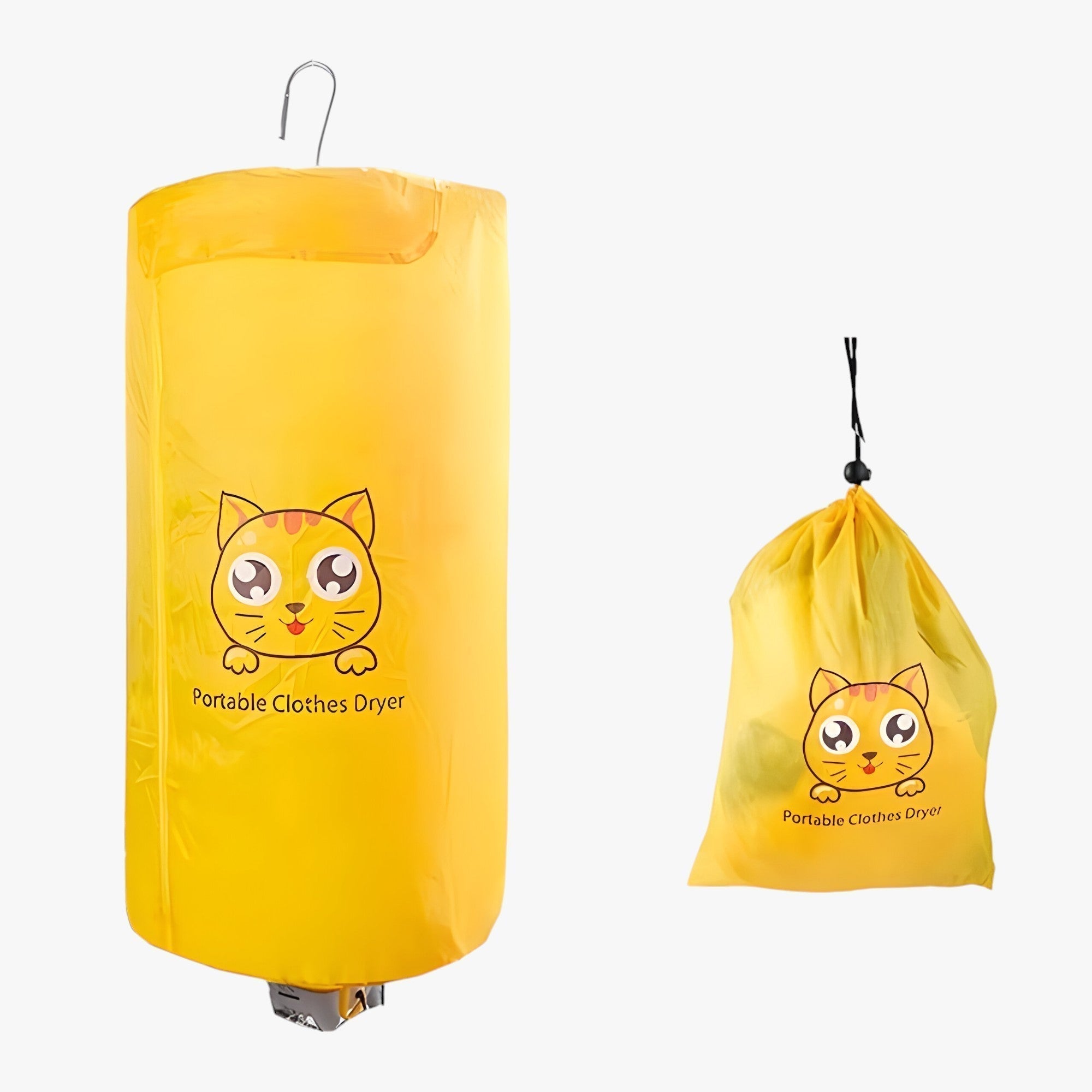 Elio | Sammenklappelig Tøjstativ - Hurtig og Praktisk Tørring til Hjemmet og på Rejse - Gul - house & garden - {{ product_tags }