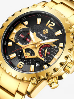 Cleo | Luksus chronograafhorloge van roestvrij staal
