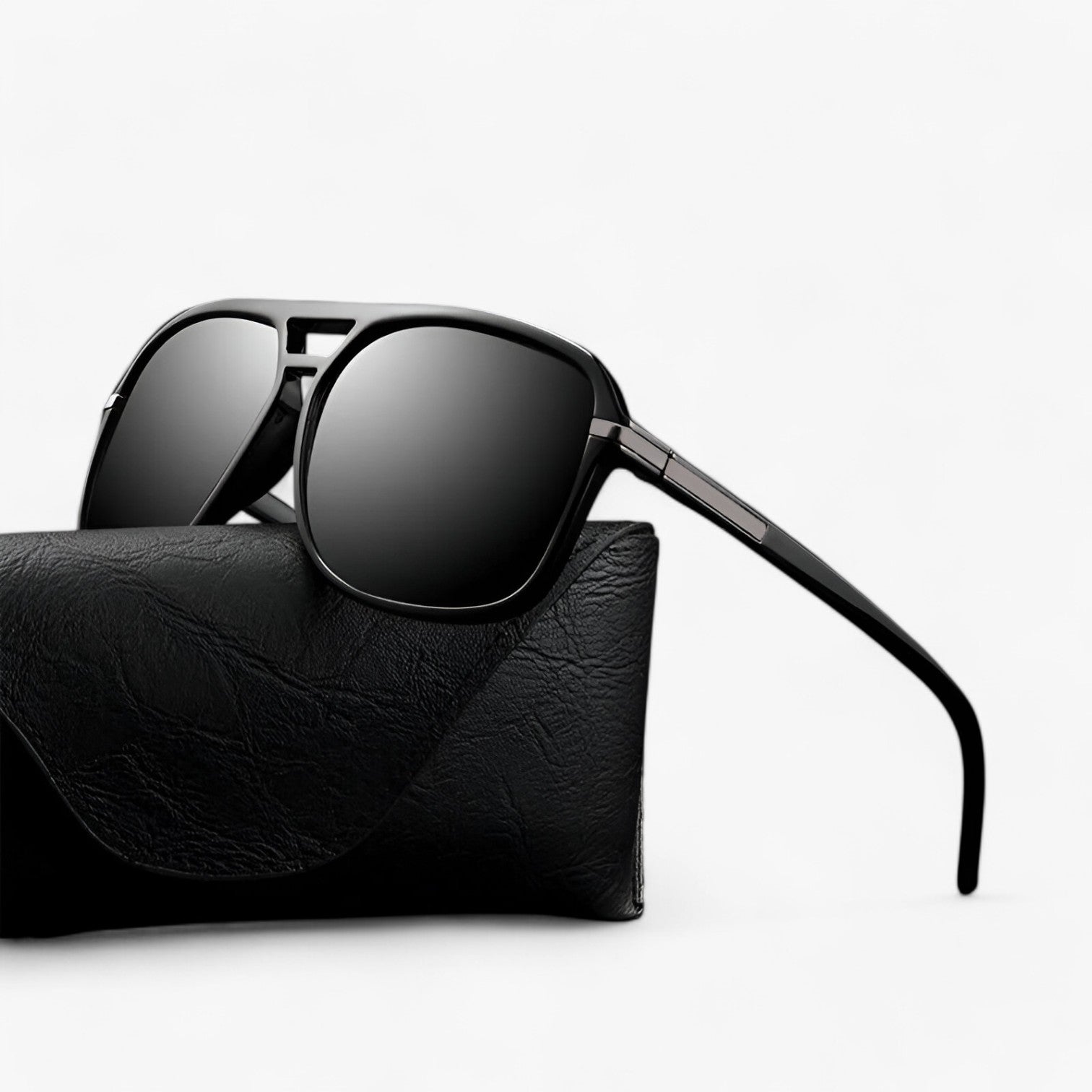 Mel | Vintage Gepolariseret Pilotbrille med UV400 Beskyttelse - - men's fashion - {{ product_tags }
