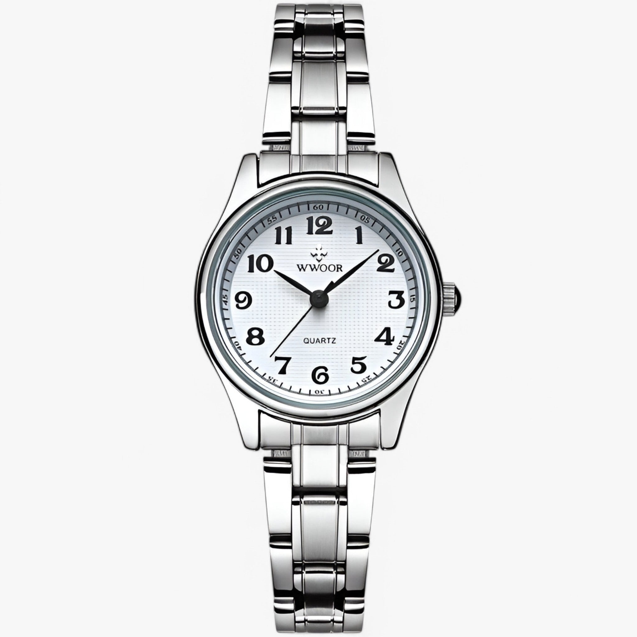 Luna | Romantisk quartz ur med lænk - Hvid - watches - {{ product_tags }