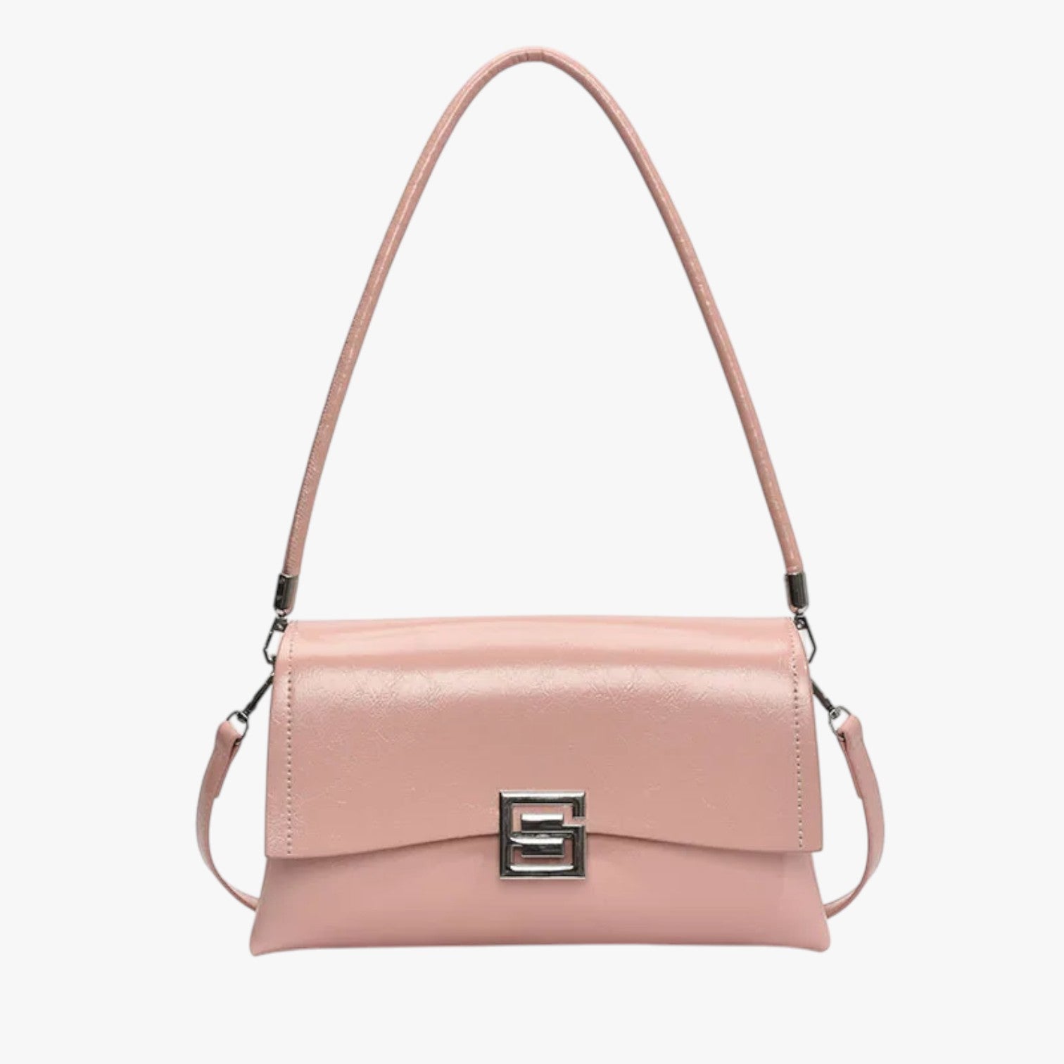 Amelia | Elegant skalletaske - med en luksuriøs finish for et sofistikeret præg - Lyserød - Amelia | Elegant skalletaske - med en luksuriøs finish for et sofistikeret præg - €25 - {{ product_tags }