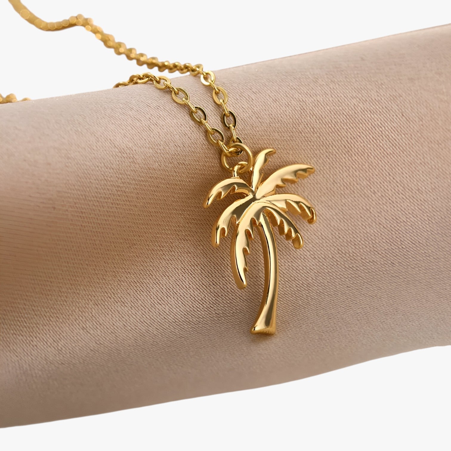 Kate | Delicata sommerpalme halskæde - - women's fashion - {{ product_tags }