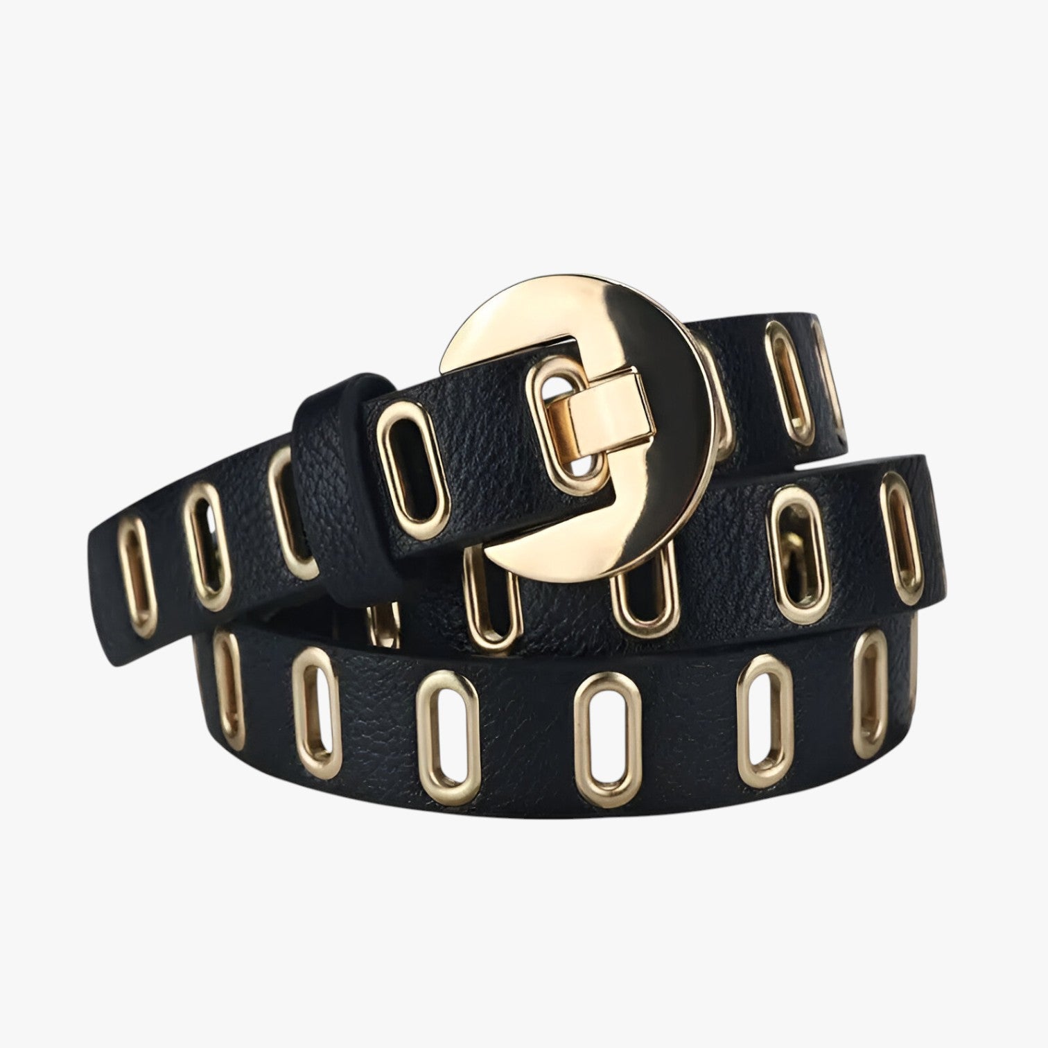 Ellie | Justerbar Grunge Kvindebælte i Punkstil med Spænde i Legering - - women's fashion - {{ product_tags }