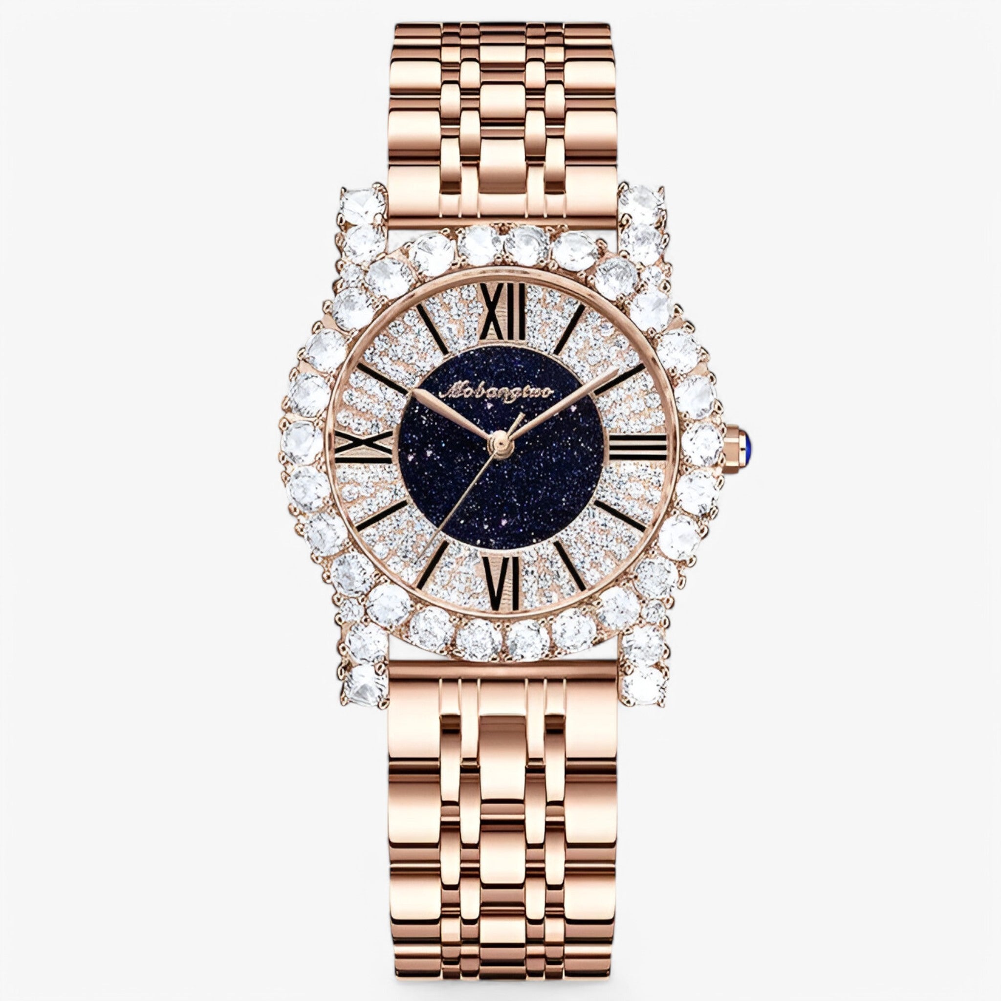 Beatris | Elegant dameur med krystaller og diamanter - guld - watches - {{ product_tags }