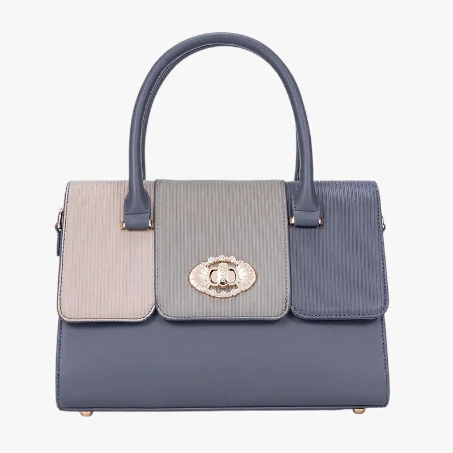 Karina | PU-læder taske, holdbar og med elegant stil - Grå - Karina | PU-læder taske, holdbar og med elegant stil - €25 - {{ product_tags }