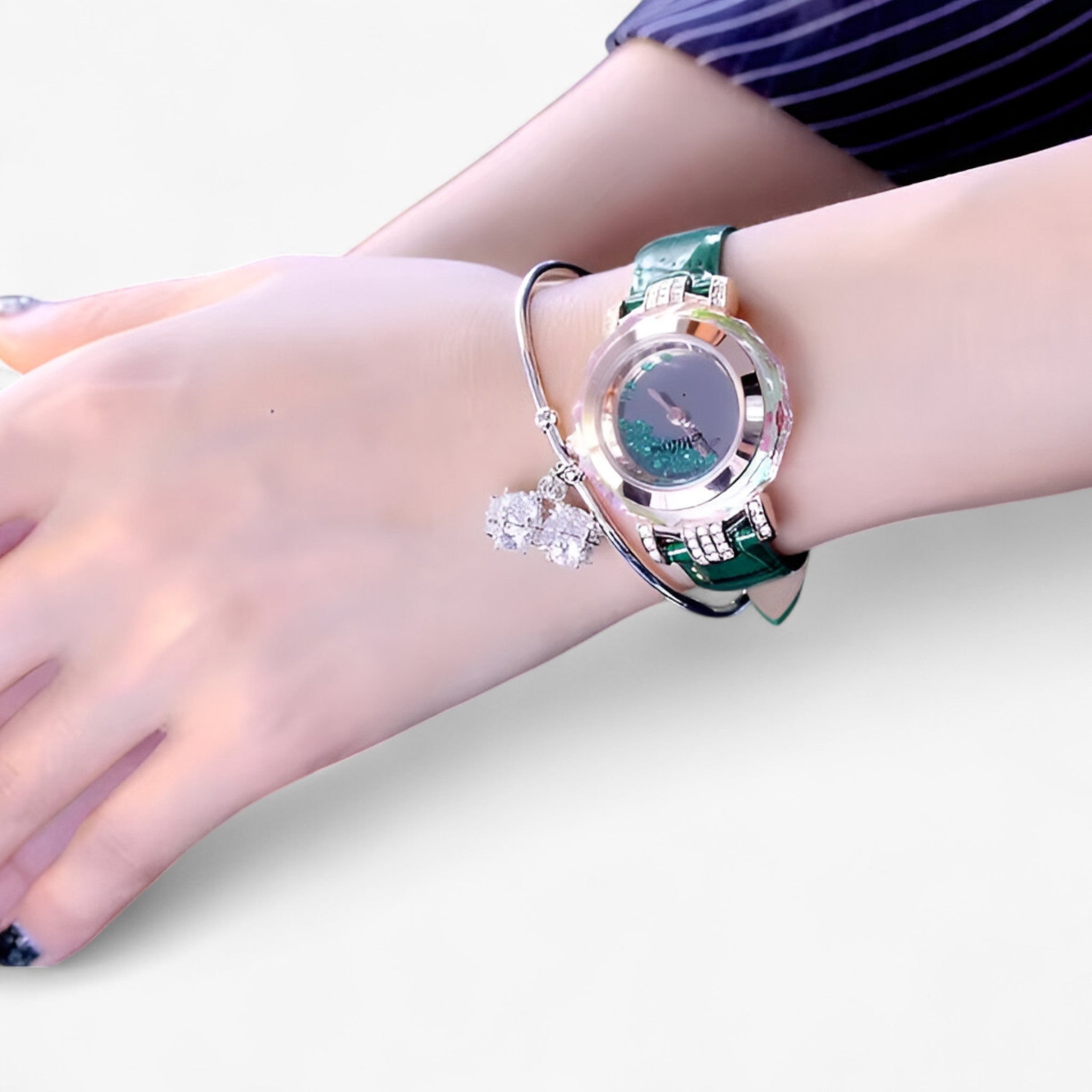 Issa | Dameur med krystaller og japansk quartz urværk - - watches - {{ product_tags }