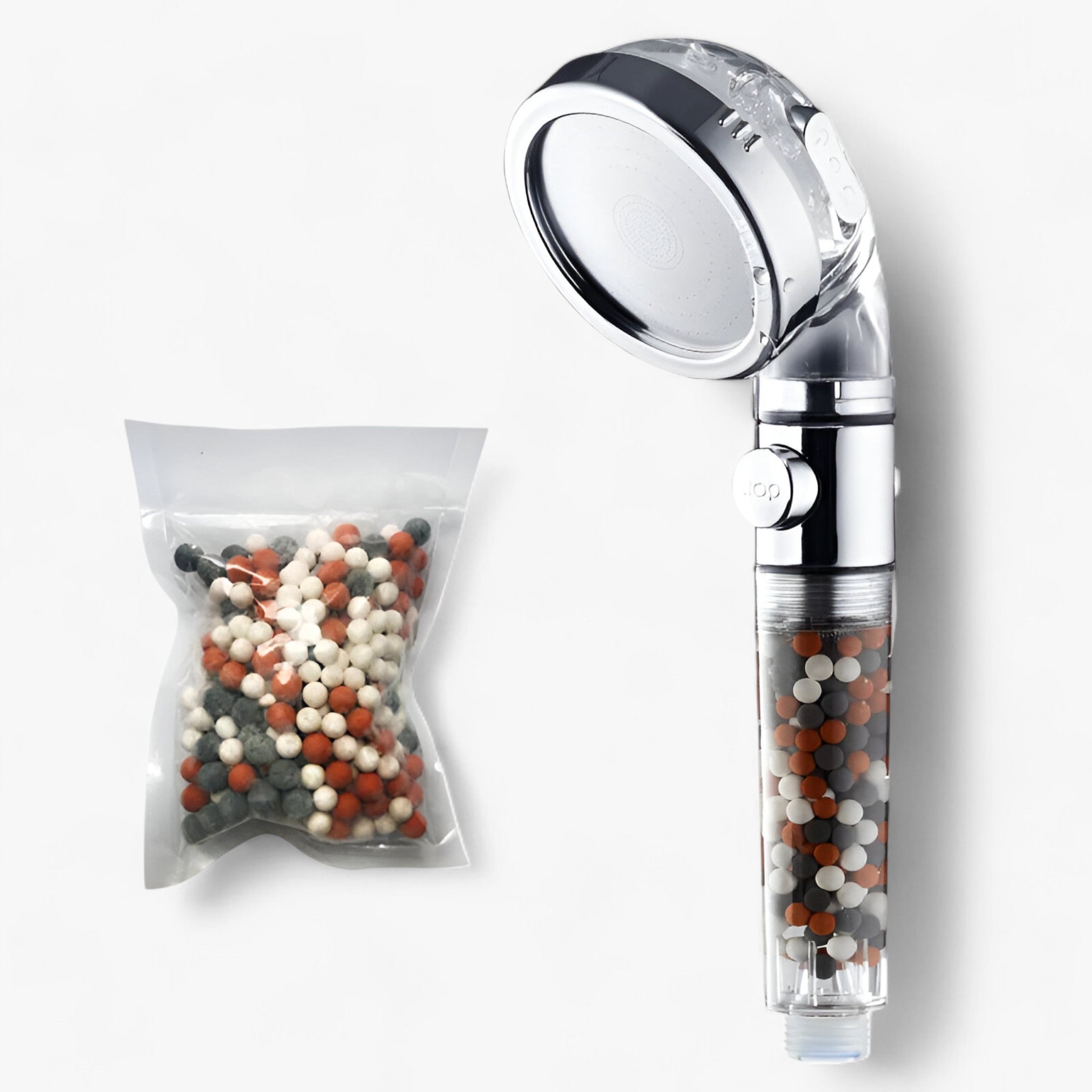 PureFlow | Højtryksbruserhoved - 3 indstillinger og turmalinfiltret - Brusere og kugler - house & garden - {{ product_tags }