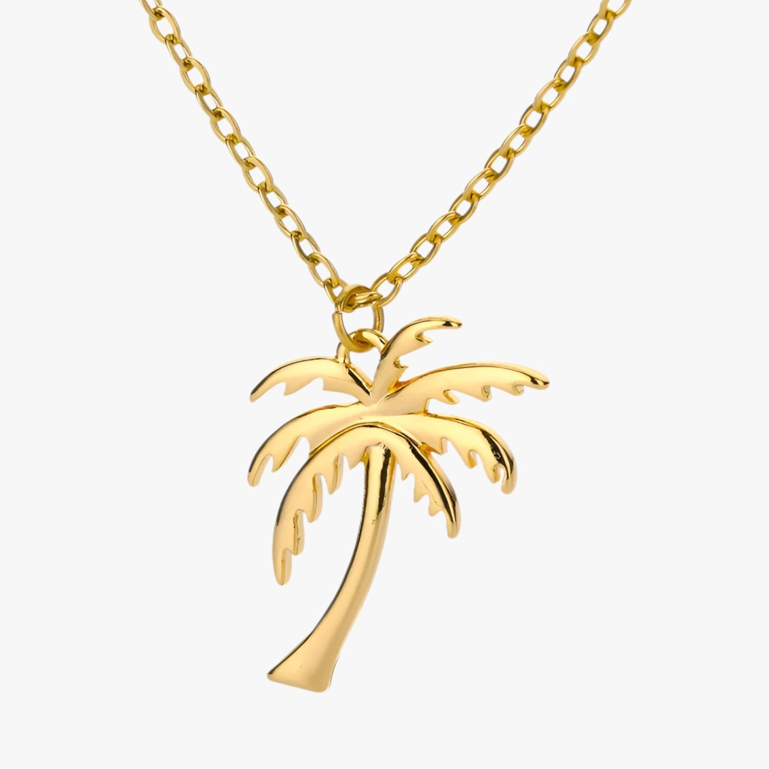 Kate | Delicata sommerpalme halskæde - Guldfarve 45cm Kina - women's fashion - {{ product_tags }