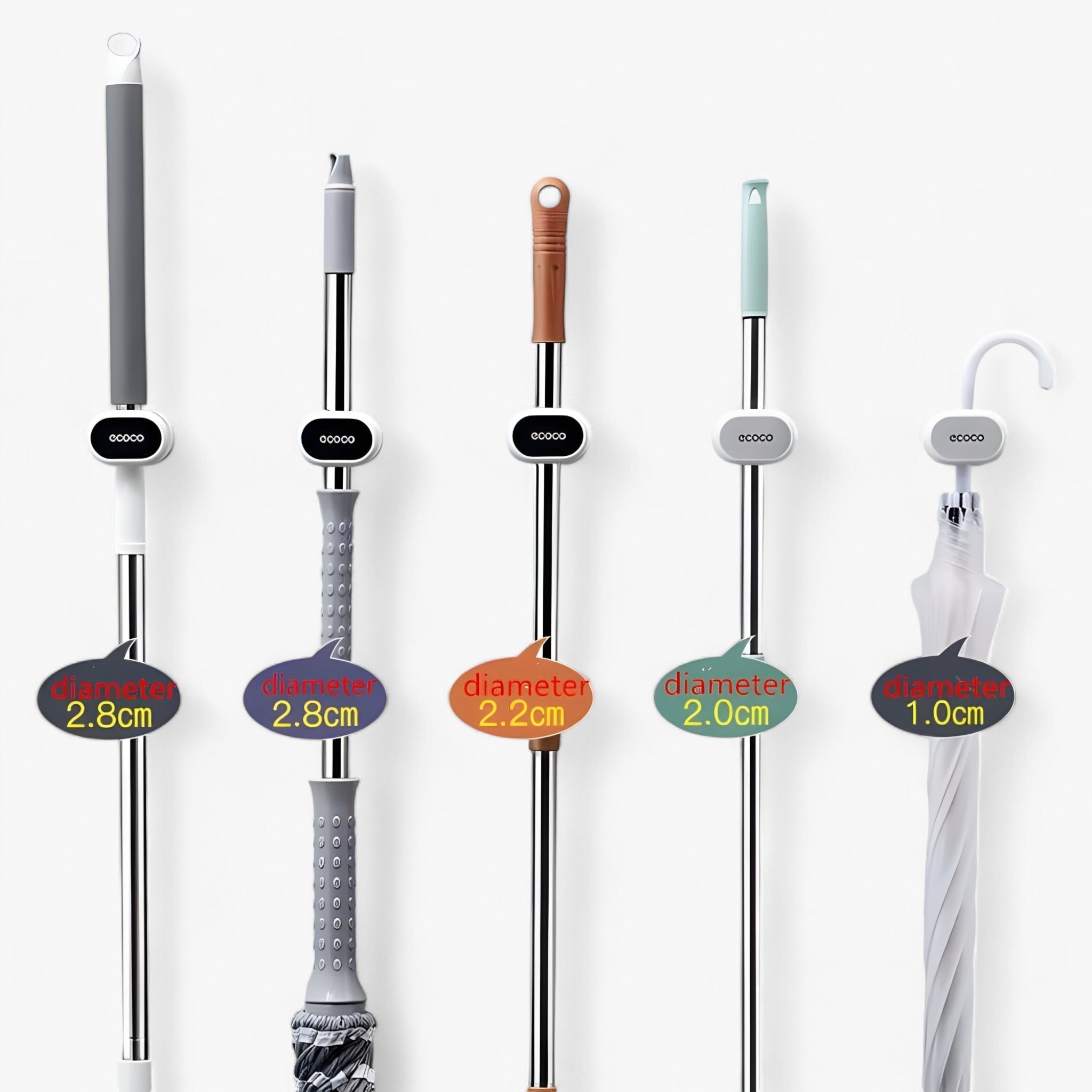 Tidy | Støttevæg til moppe - Effektiv opbevaring af rengøringsværktøj - - house & garden - {{ product_tags }