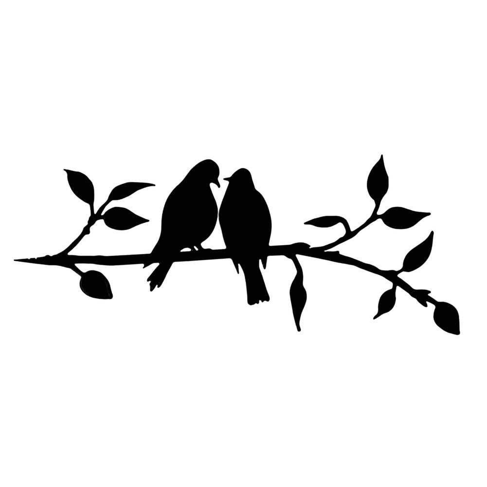 Havedekoration | Fuglesilhuet i metal - Art In The Backyard - Sammen duo - house & garden - {{ product_tags }