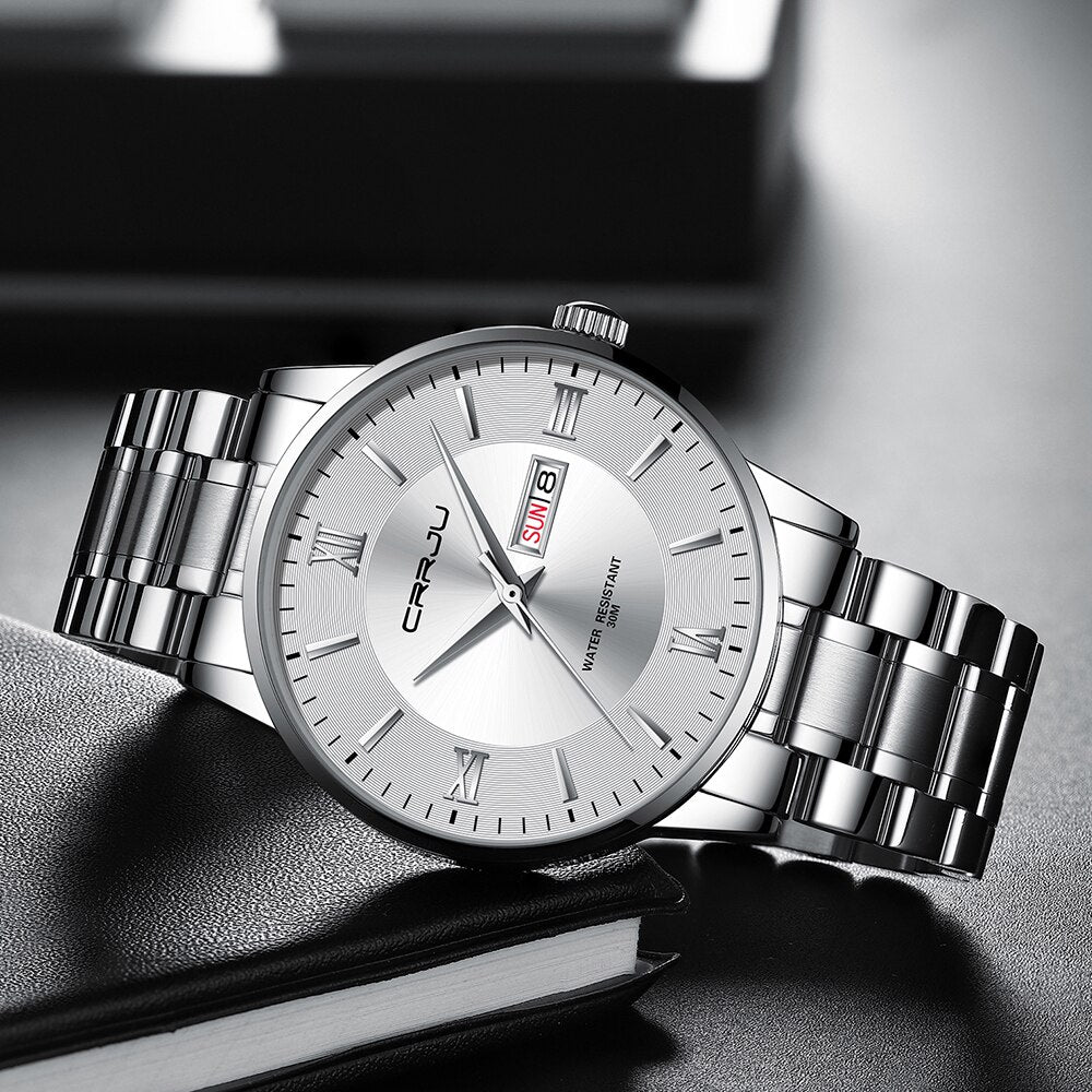 Alma | Herrer sportsur sort - Vandtæt silikonekronograf med dato og stopur - - watches - {{ product_tags }