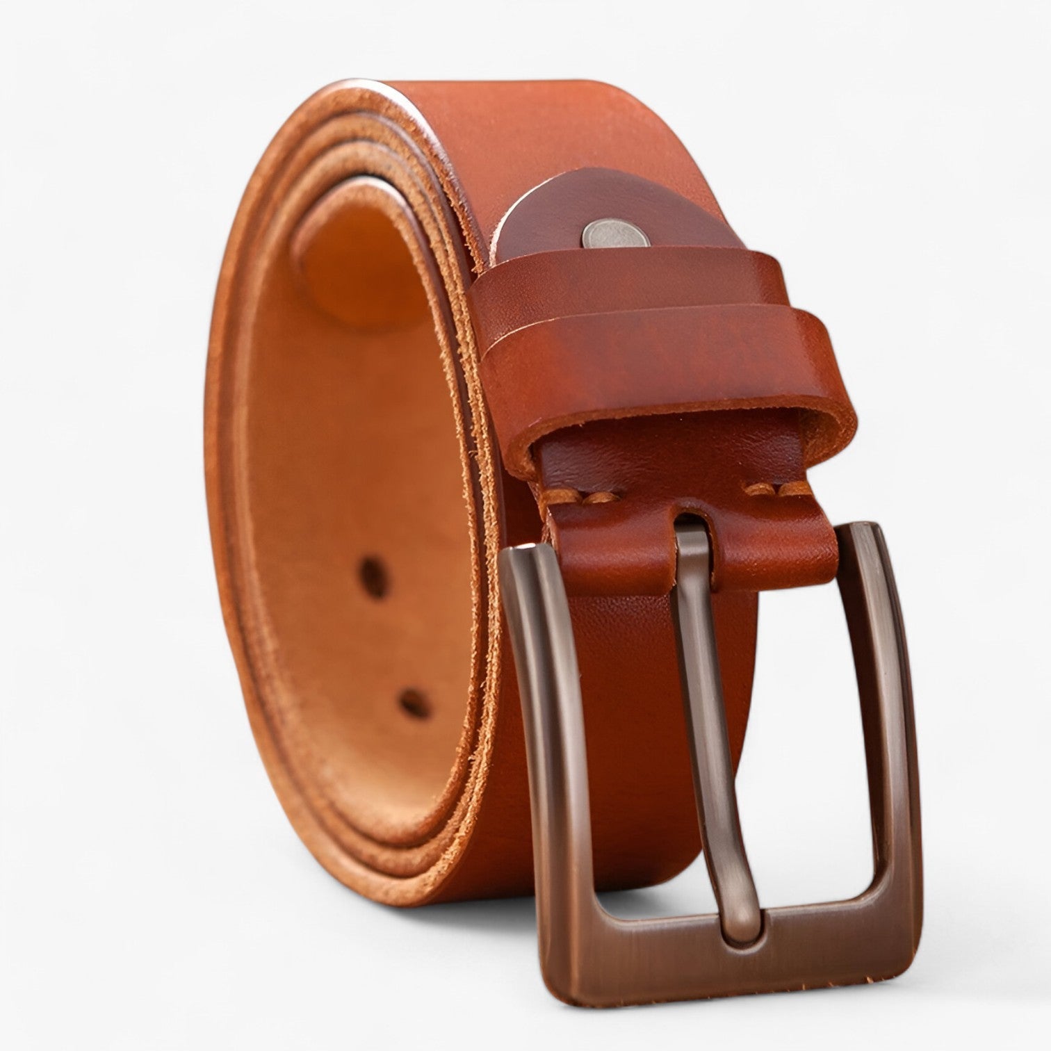 Owen | Luksus herre bæltet i ægte læder – bæredygtigt, stilfuldt og komfortabelt - - men's fashion - {{ product_tags }