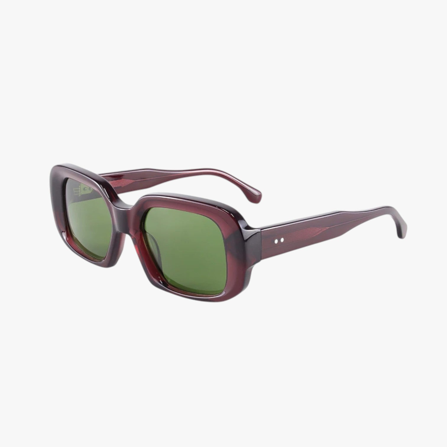 Tamara | Aparisiana Eleganza - Kvinders solbriller i acetat med branding - Marrone Verde - Tamara | Aparisiana Eleganza - Kvinders solbriller i acetat med branding - €25 - {{ product_tags }